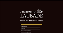 Desktop Screenshot of chateaudelaubade.com